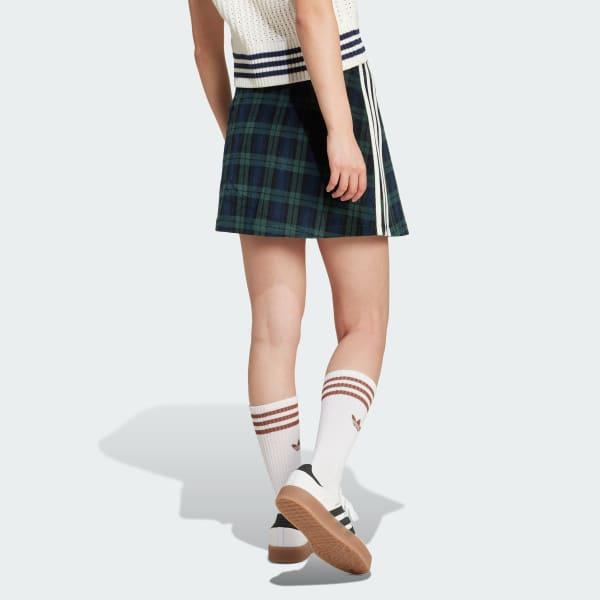 Corduroy Tartan Skirt Product Image