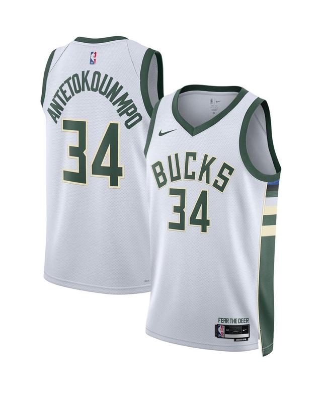 Milwaukee Bucks Association Edition 2022/23 Nike Men's Dri-FIT NBA Swingman Jersey Product Image