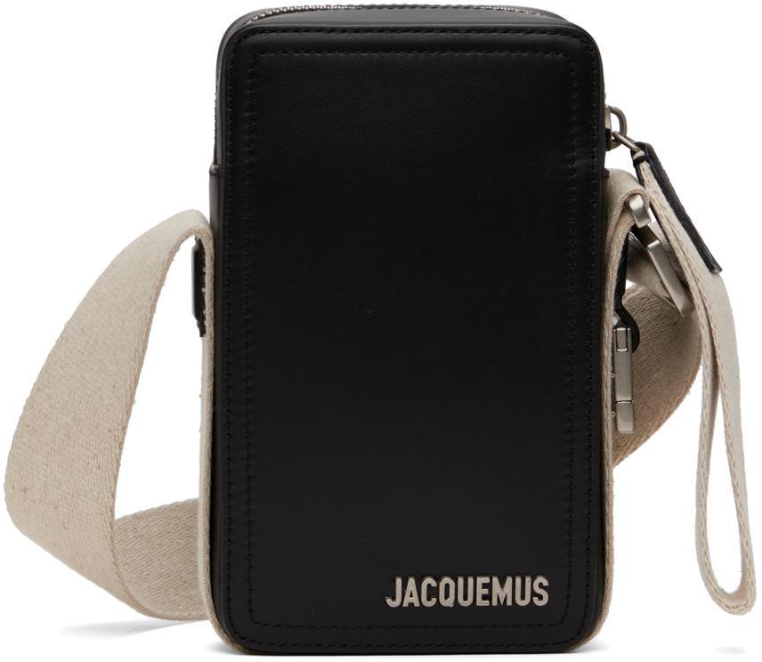 JACQUEMUS Black Les Classiques 'le Cuerda Vertical' Pouch In 990 Black Product Image