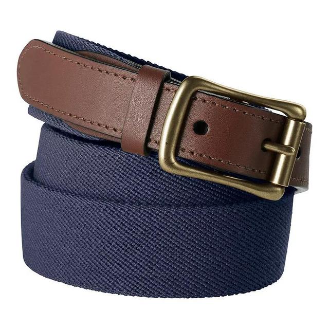 Mens Lands End Elastic Surcingle Belt Blue Product Image