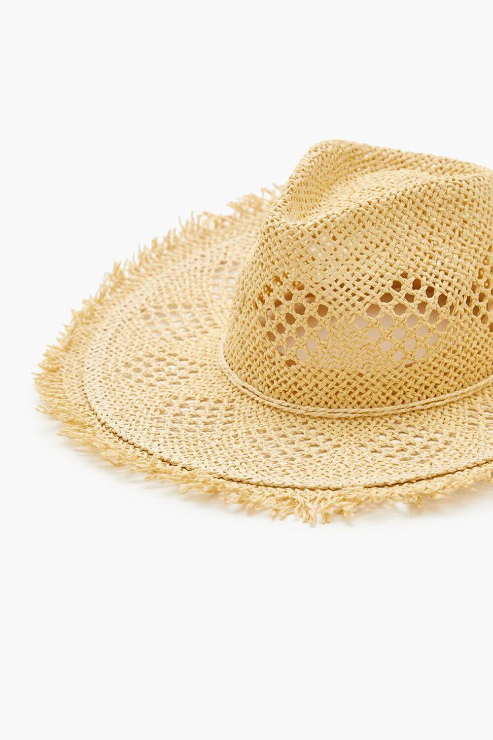 Frayed Straw Fedora | Forever 21 Product Image