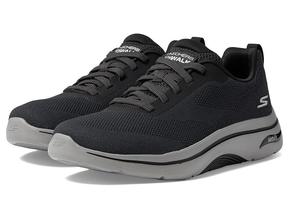 SKECHERS Performance Go Walk Arch Fit 2.0 - Temporal Grey) Men's Walking Shoes Product Image