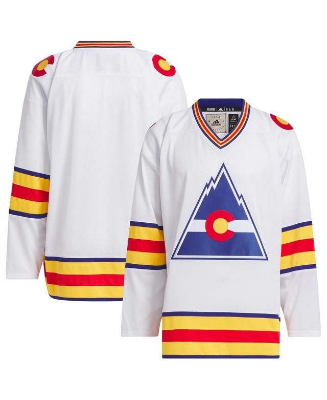 Mens adidas White Co Rockies Team Classic Jersey - White Product Image