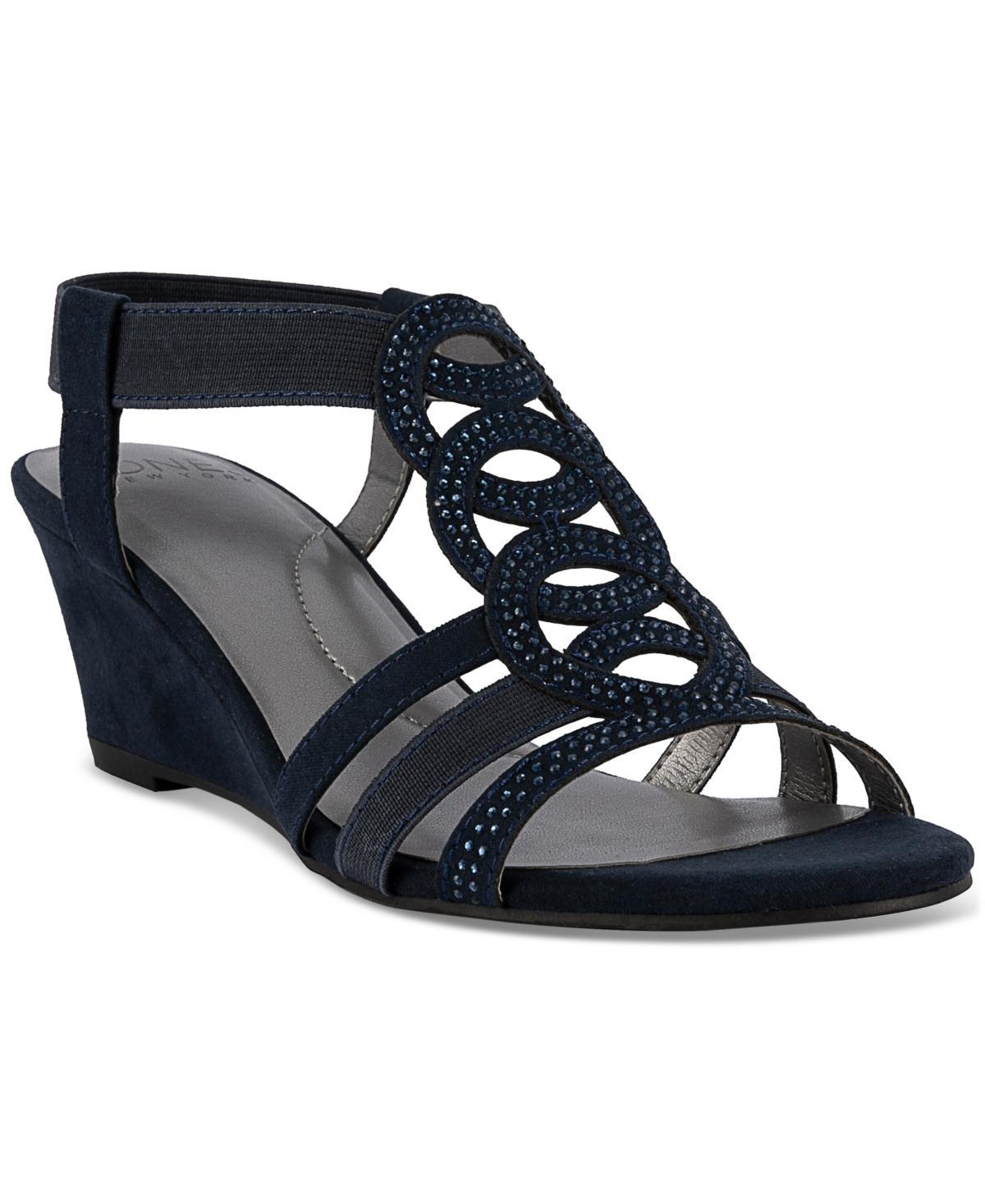 Jones New York Womens Denice Strappy Wedge Sandals Product Image