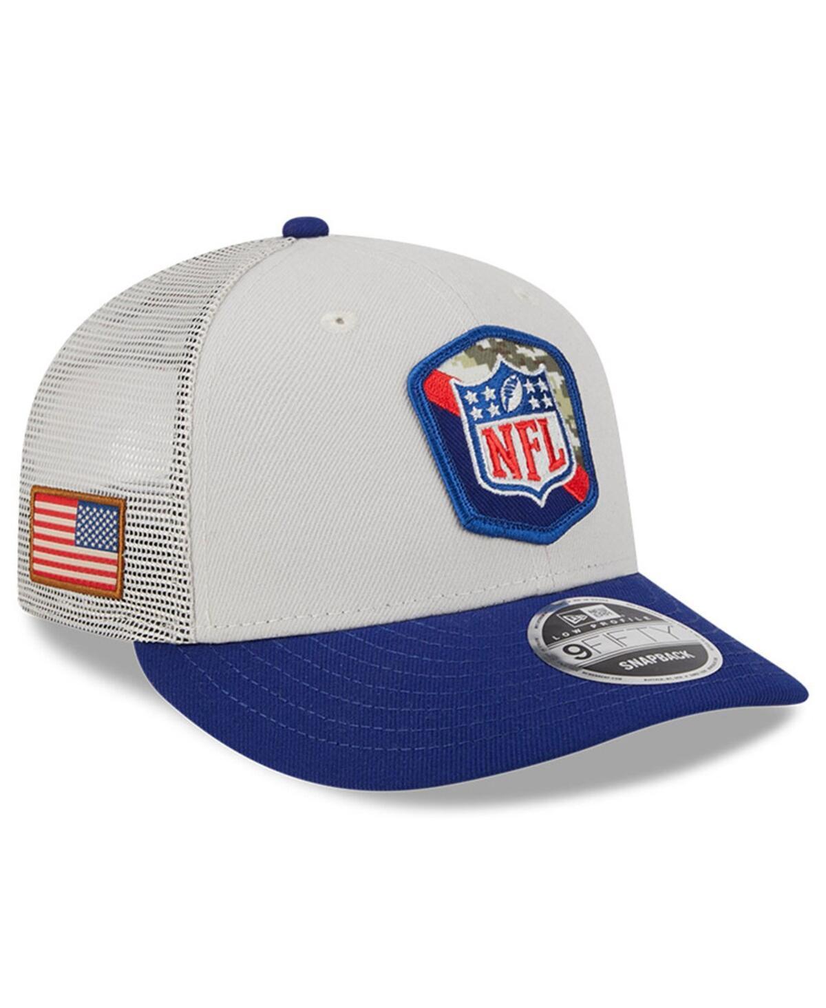 Mens New Era  Stone/Navy 2023 Salute To Service Low Profile 9FIFTY Snapback Hat Product Image