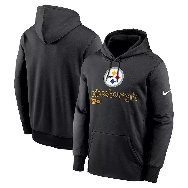 Mens Nike Pittsburgh Steelers Big & Tall Performance Pullover Hoodie Product Image