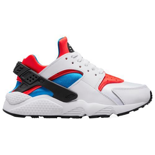 Nike Womens Air Huarache - Running Shoes White/Black/Crimson Product Image