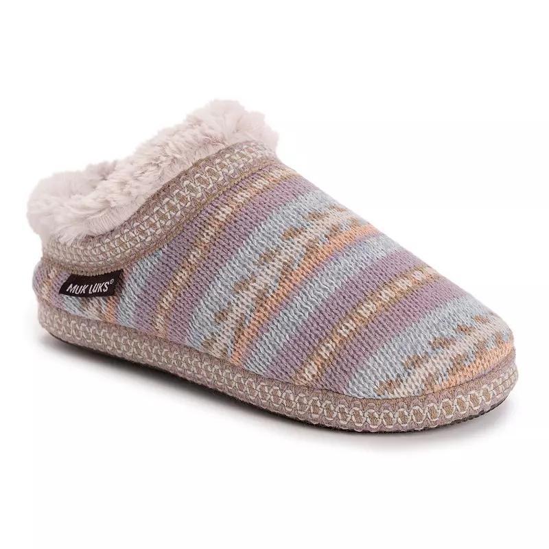 MUK LUKS Colette Womens Bootie Slippers Product Image