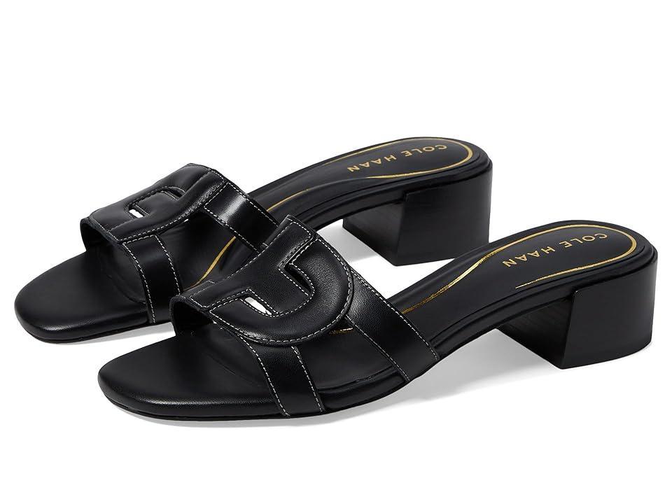 Cole Haan Chrisee Block Heel Sandal Leather) Women's Sandals Product Image