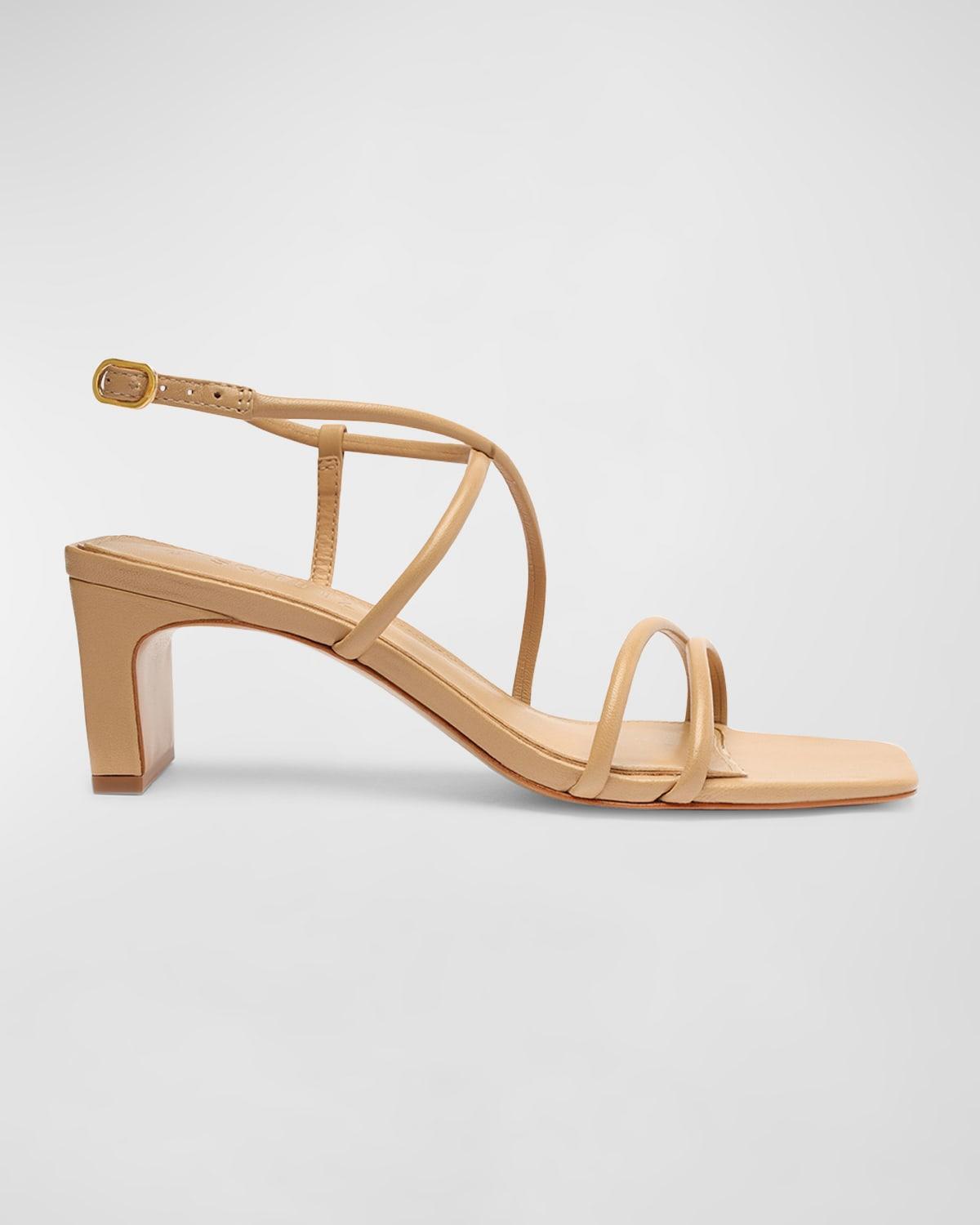 Aimee Block Leather Sandal Female Product Image