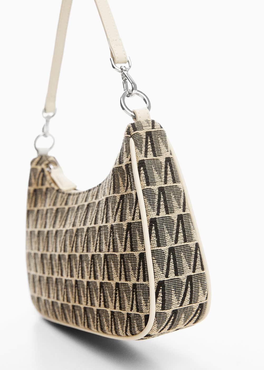 MANGO - Jacquard shoulder bag - One size - Women Product Image