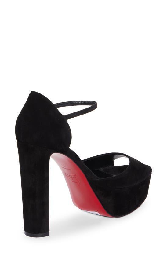 Sandaloo Peep-toe Sandal In Black Product Image