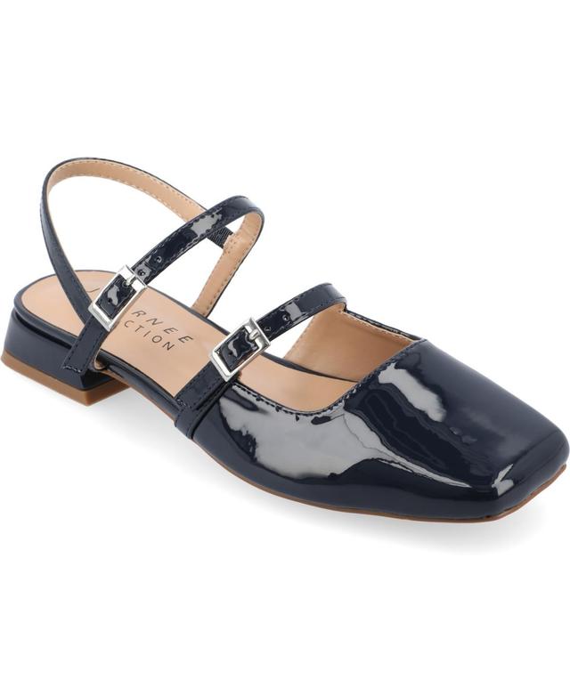 Journee Collection Womens Gretchenn Square Toe Mary Jane Flats Product Image