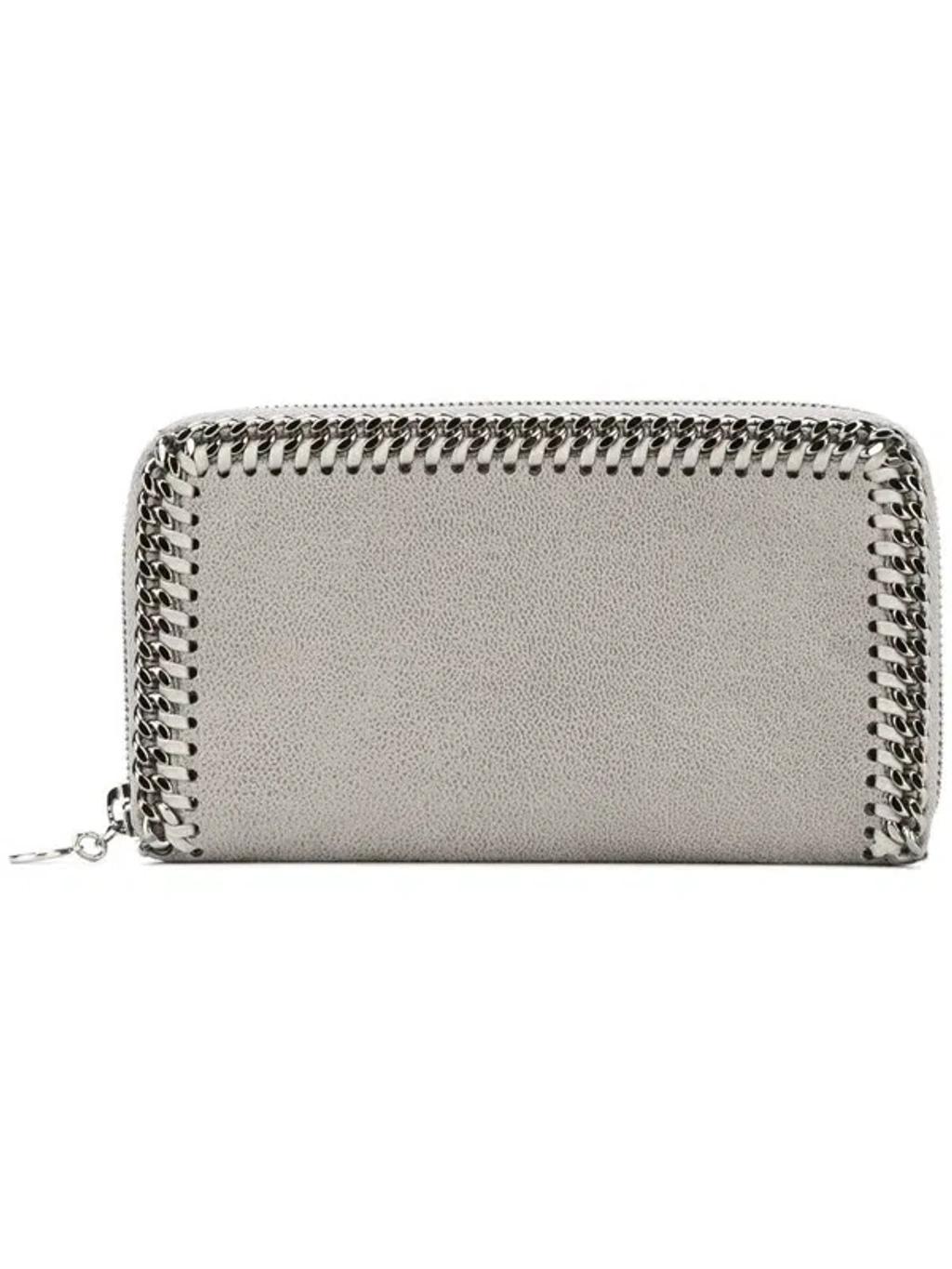 Falabella Wallet In Light Grey Product Image