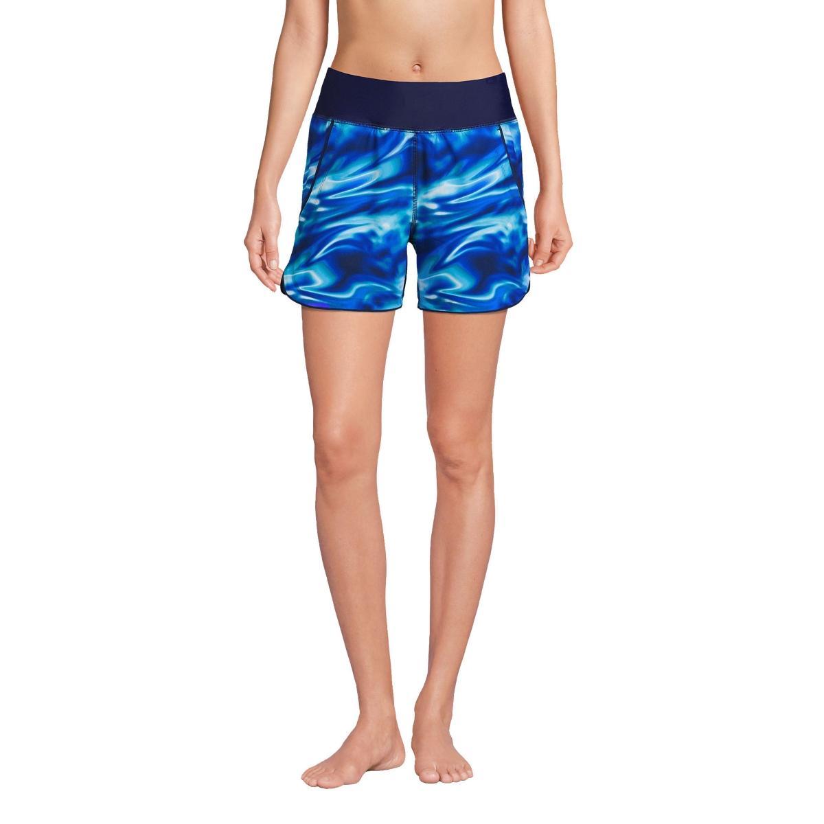 Womens Lands End 5 Quick Dry Swim Shorts With Panty Product Image