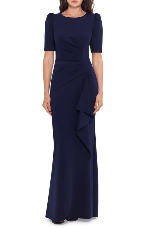 Xscape Evenings Ruched Scuba Crepe Gown Product Image