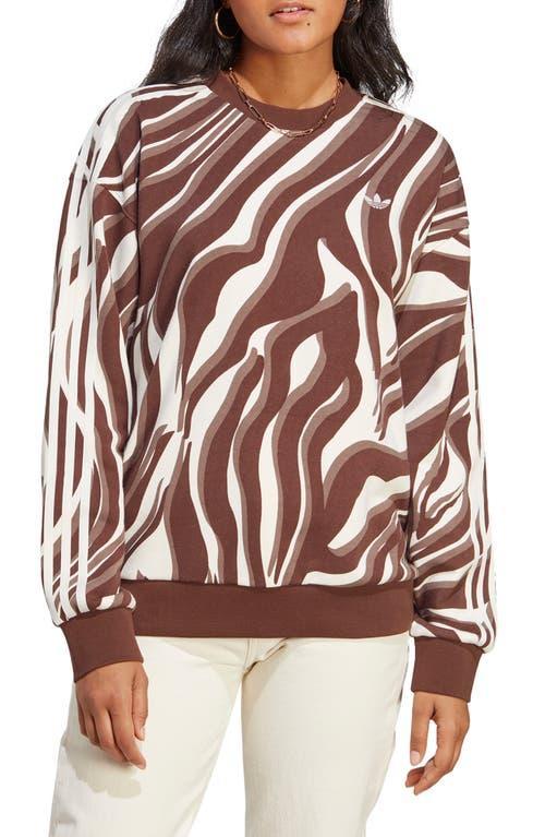 adidas Originals Abstract Animal Print Sweatshirt Product Image