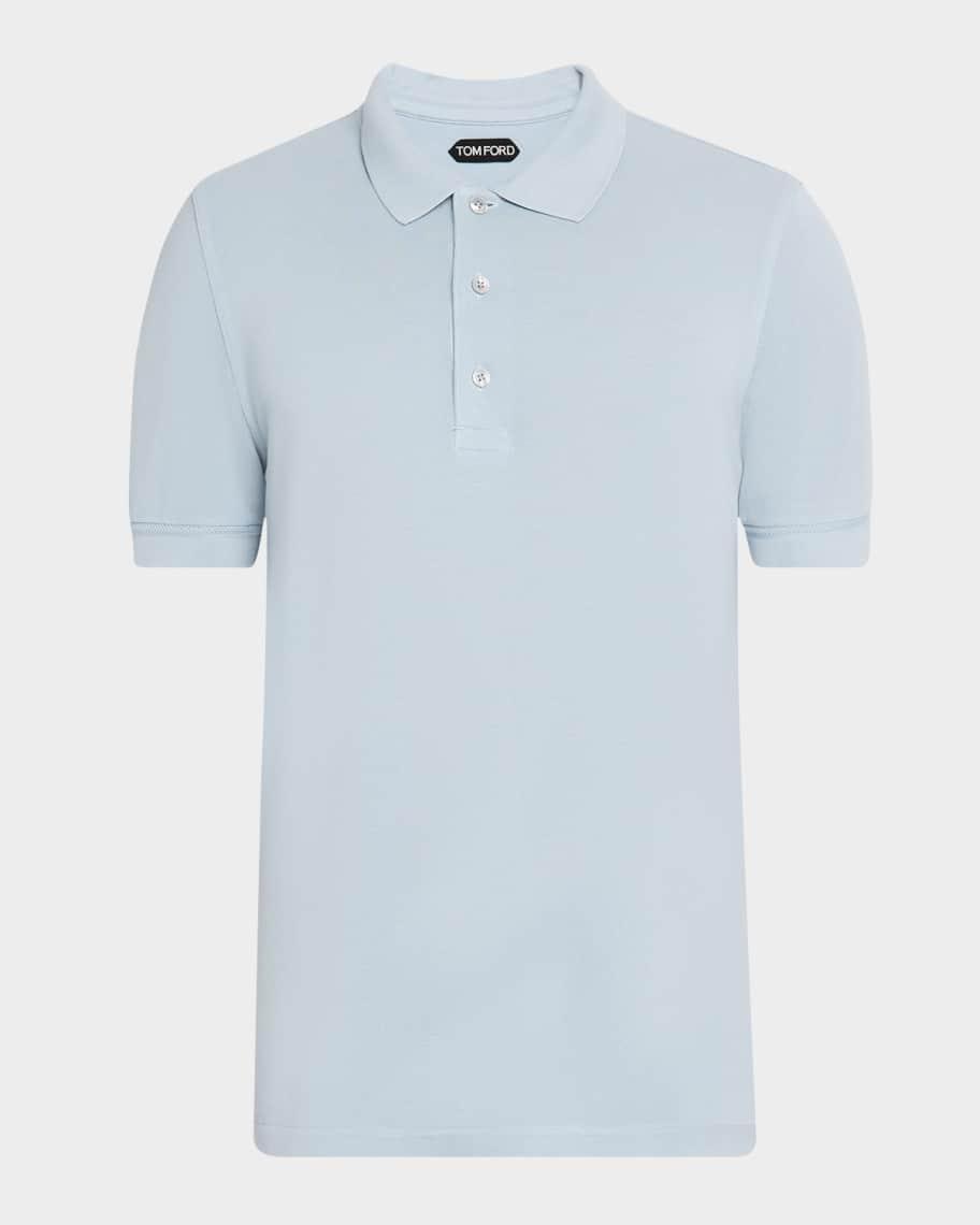 Men's Lyocell Pique Polo Shirt Product Image