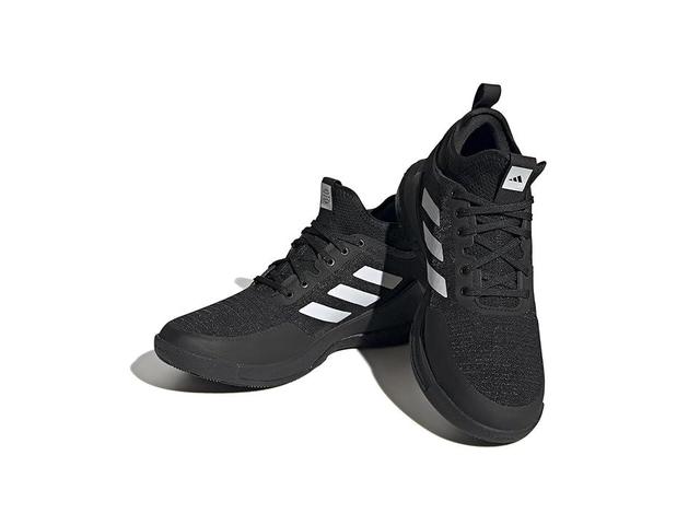 adidas Crazyflight Mid White/Carbon) Women's Shoes Product Image