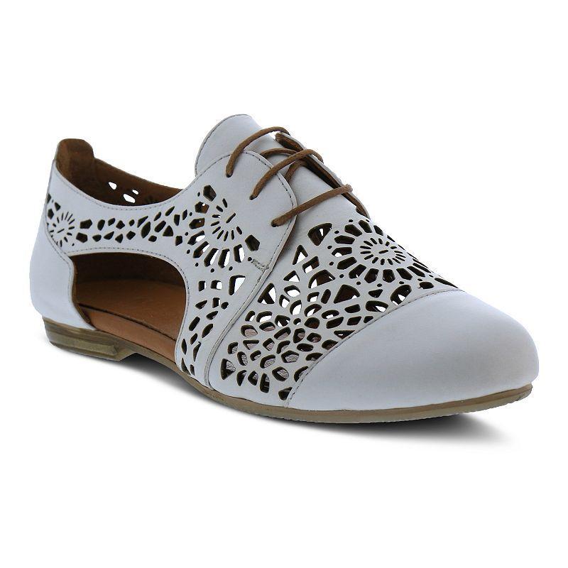 Spring Step Theone Womens Leather Lace-up Shoes Product Image