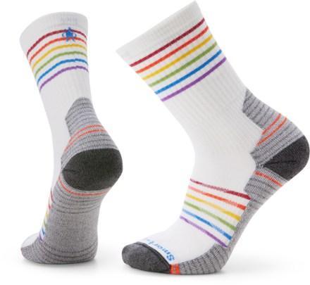 Hike Light Cushion Pride Pattern Crew Socks Product Image