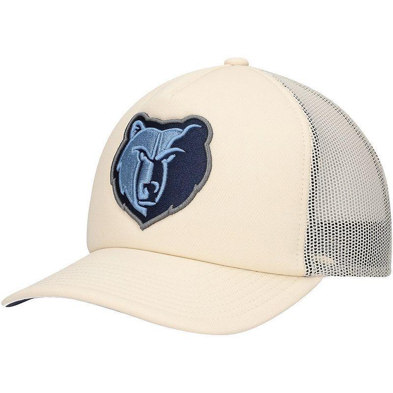 Mens Mitchell & Ness Cream Memphis Grizzlies Trucker Adjustable Hat Product Image