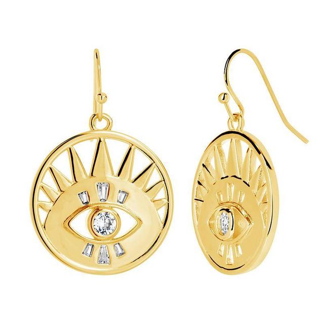 MC Collective Evil Eye Drop Earrings, Womens, Gold Tone Product Image