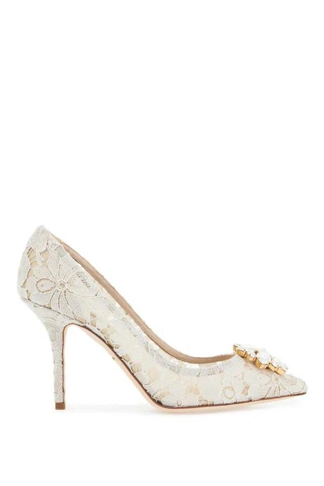 DOLCE & GABBANA Bellucci Pumps 90 Mm In Grey Product Image