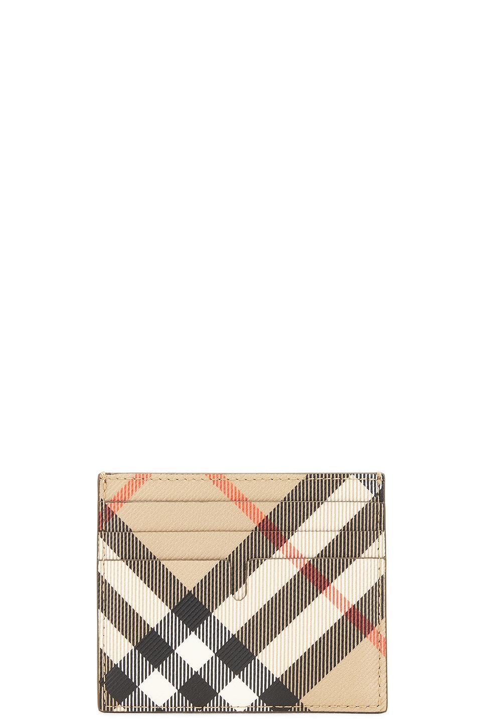 BURBERRY Ip Check Wallet In Beige Product Image