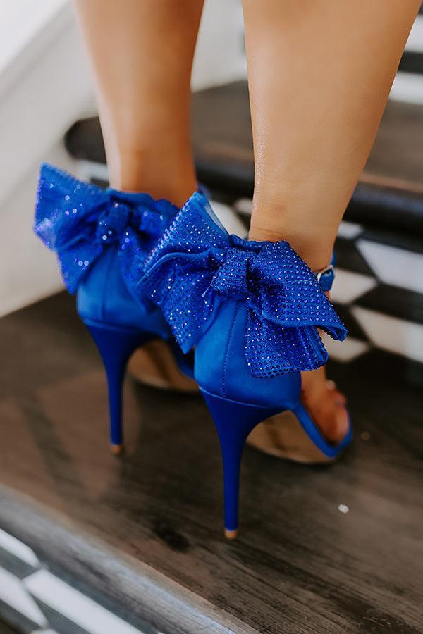 The Candice Heel in Royal Blue Product Image