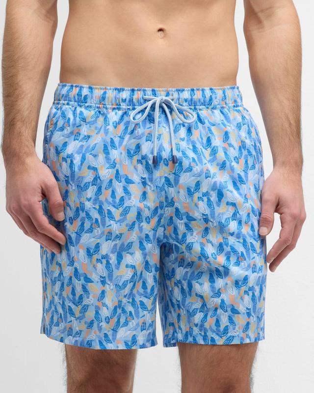 Mens Parrot Talk Swim Trunks Product Image