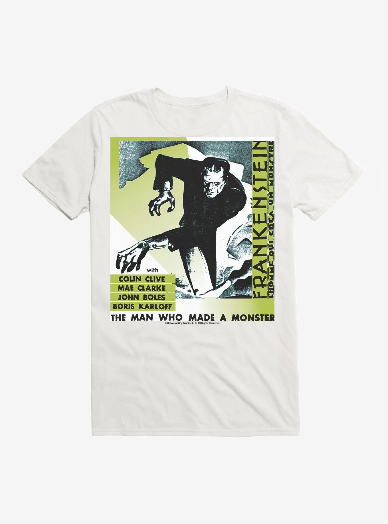 Frankenstein The Man Who Made A Monster T-Shirt Product Image