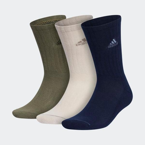 Classic Cushioned Crew Socks 3 Pairs Product Image