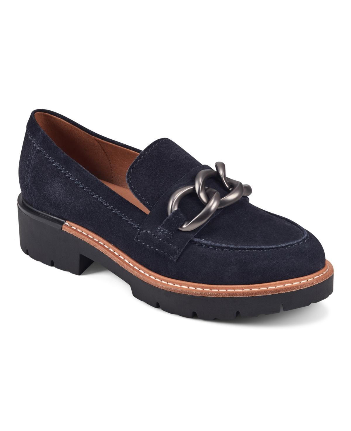 Earth Womens Zalor Round Toe Lug Sole Casual Slip-on Loafers Product Image