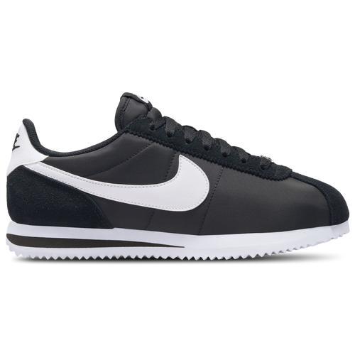 Nike Womens Classic Cortez Nylon Casual Sneakers from Finish Line - Black Product Image