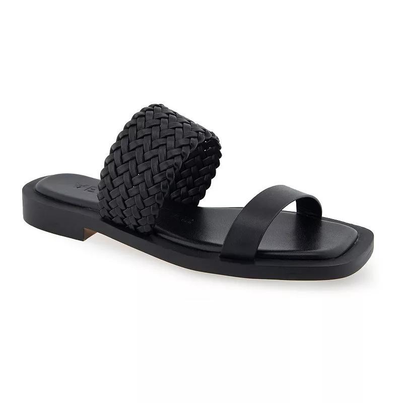 Aerosoles St. Lukes Womens Leather Slide Sandals Product Image