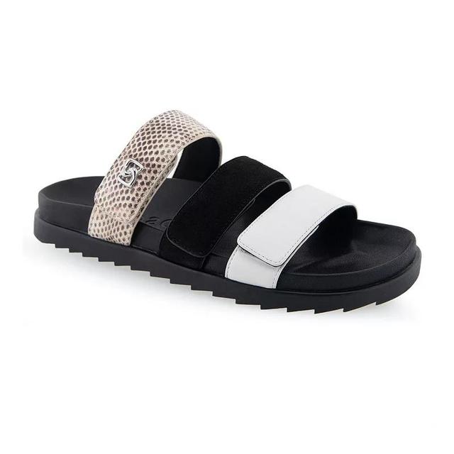 Aerosoles Lee Womens Leather Slide Sandals Product Image