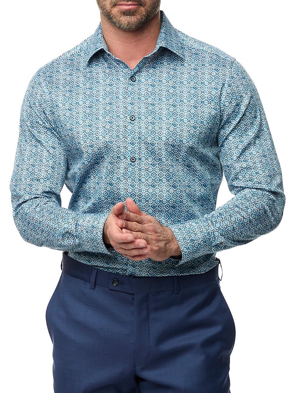 Mens Frisco Micro-Medallion Sport Shirt Product Image