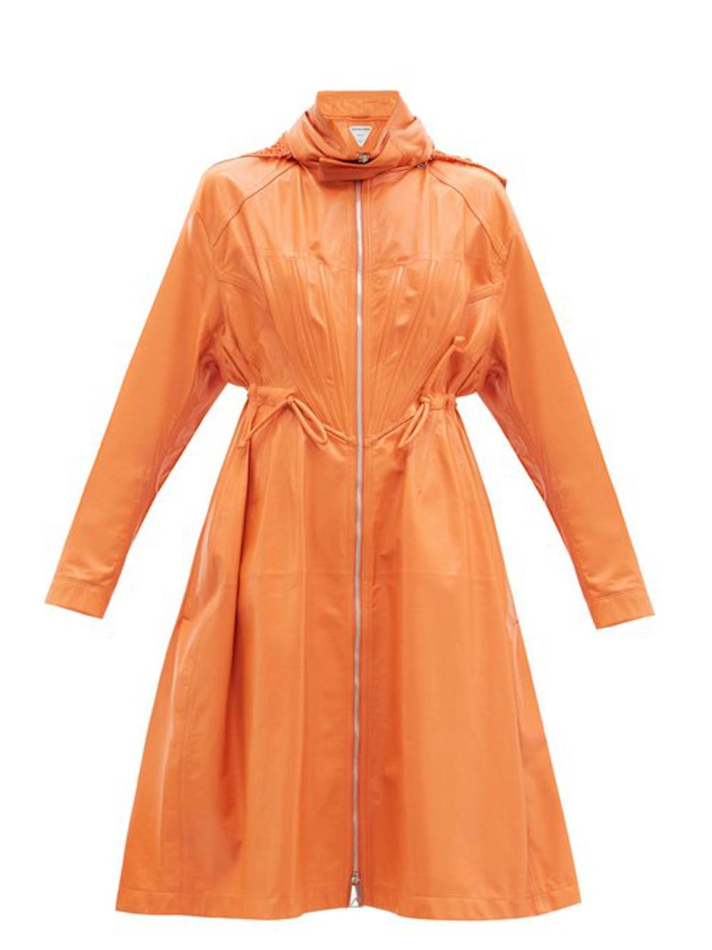 Orange Long Parka Product Image