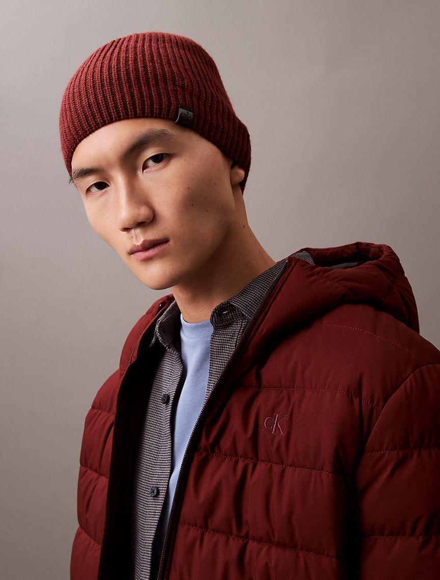 Ribbed Solid Beanie Product Image