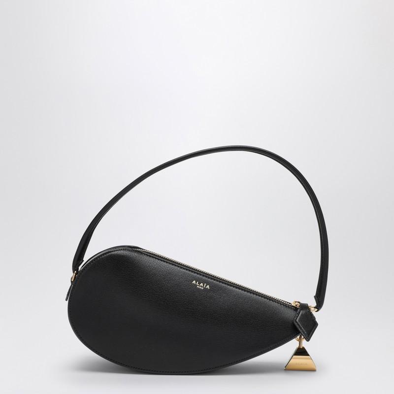 Le Demi-coeur Black Leather Bag Product Image