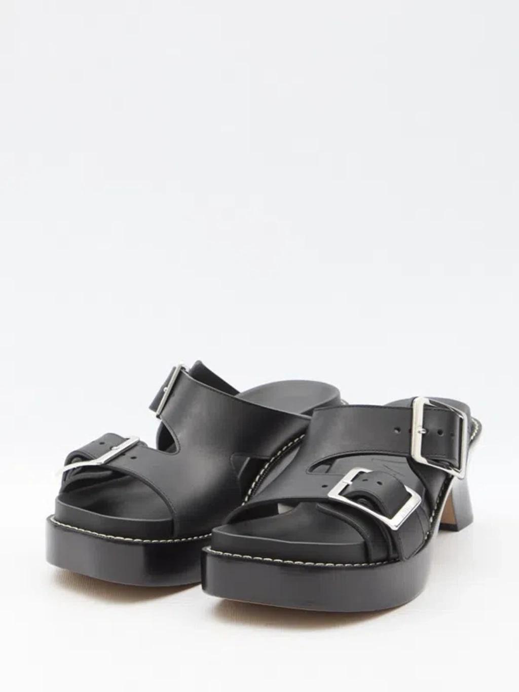 Leather Ease Sandals 70 In Black Product Image