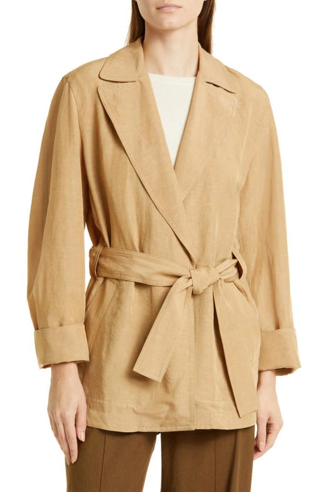 Belted Jacket In Safari product image