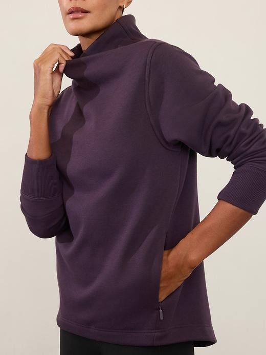 Cozy Karma Twist Neck Sweatshirt Product Image