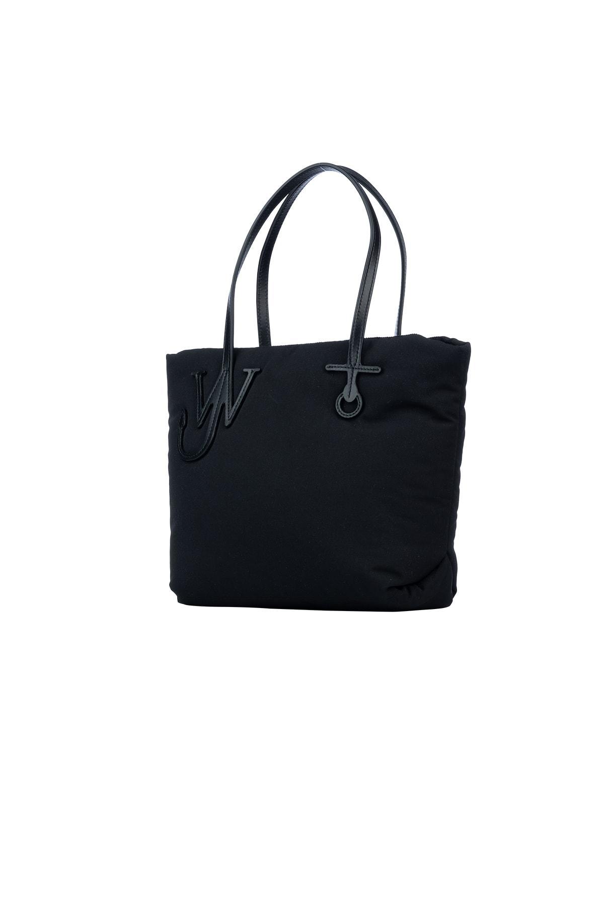 JW ANDERSON Small Puffy Anchor Tote Bag In Black Product Image