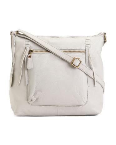 Large Leather Crossbody for Women Product Image