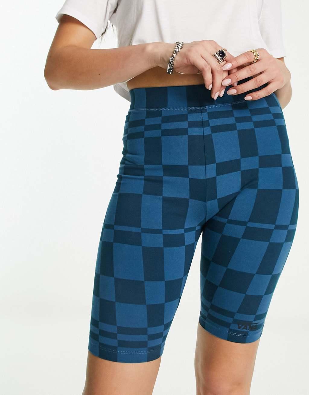 Vans flying v legging shorts in blue Product Image