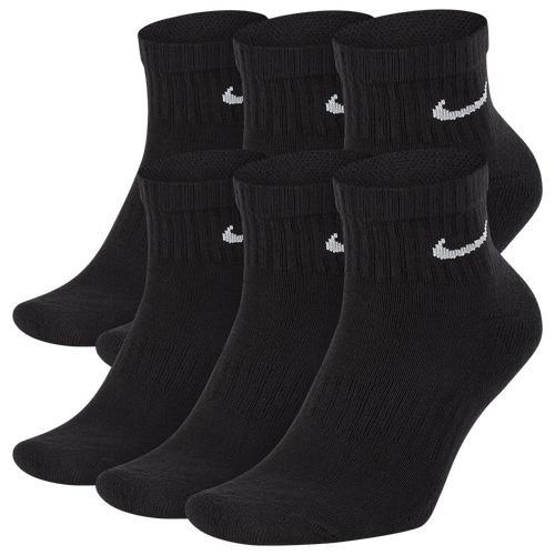 Nike Mens Nike Everyday Cush Ankle 6PR - Mens White/Black Product Image