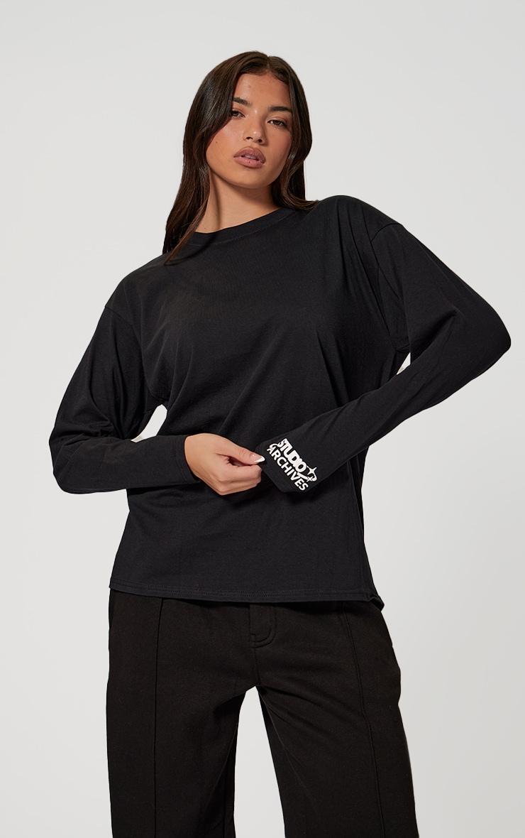 Black Studio Archives Oversized Long Sleeve T-shirt Product Image