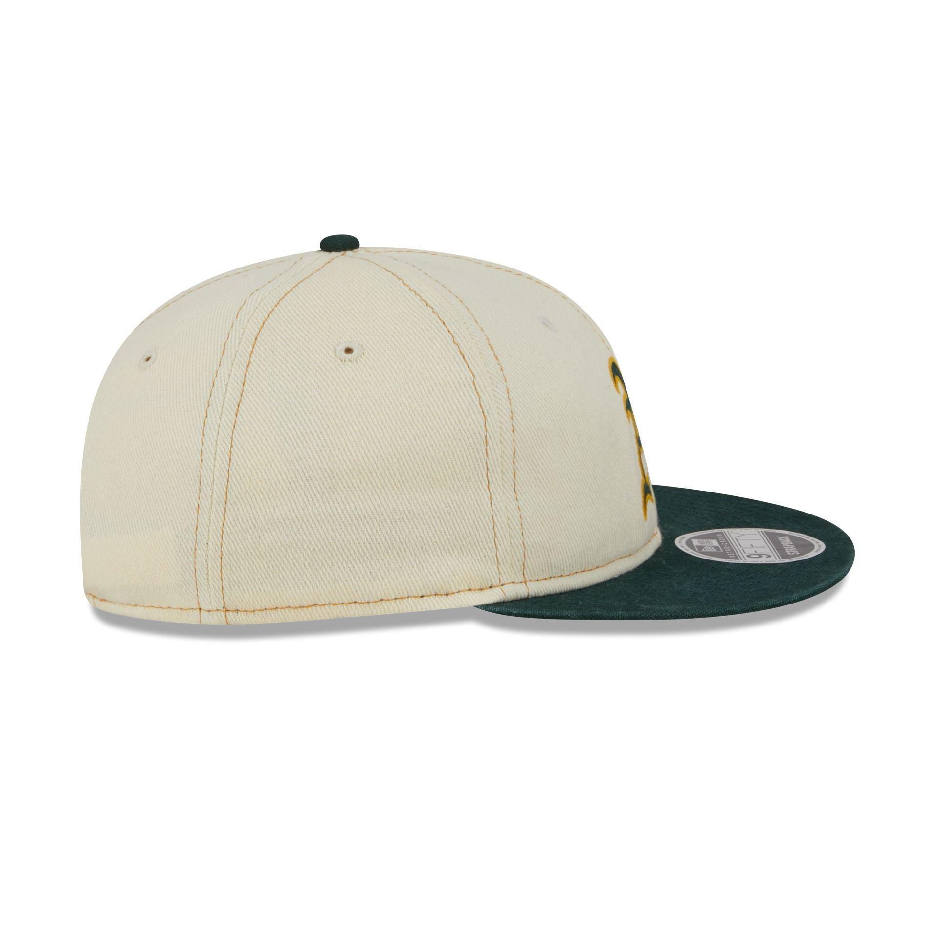 Oakland Athletics Chrome Denim Retro Crown 9FIFTY Adjustable Hat Male Product Image